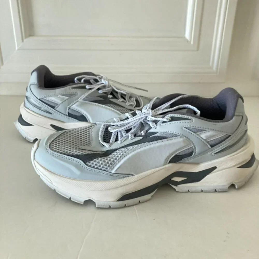 Puma Nano PDR Gray Lace Up Dad Sneakers Sz 41